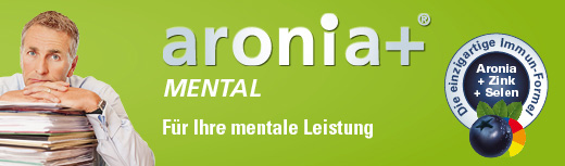 aronia+® MENTAL – für mentale Leistung.