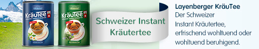 Layenbergers Schweizer Instant-Kräutertee