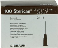 STERICAN-Kanuelen-Luer-Lok-0-45x25-mm-Gr-18-braun
