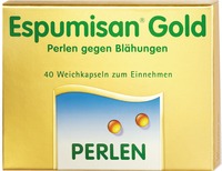 ESPUMISAN-Gold-Perlen-gegen-Blaehungen