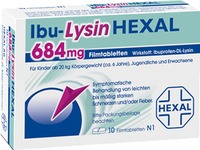 IBU-LYSIN HEXAL 684 mg Filmtabletten - apotal.de - Ihre Versandapotheke