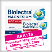 Aktion gratis Biolectra Magnesium 400mg ultra 20er 