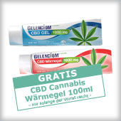 Aktion gratis Gelencium Cannabis CBD Wärmegel 100ml