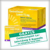 Aktion gratis Centrovision Lutein15mg 6 Kapseln