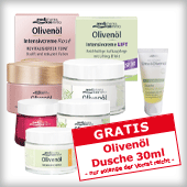 Aktion gratis Olivenöl Dusche 30ml