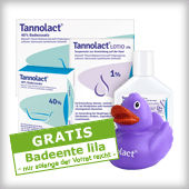 Aktion Gratis Tannolact Badeente