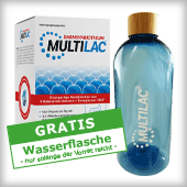 Aktion gratis multilac Wasserflasche