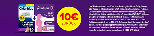 Clearblue Femibion Cashback