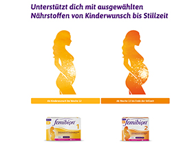 Femibion 1 Kinderwunsch + Frühschwangerschaft ohne Jod Tabletten 8-Wochen  Packung 60 St - Meine OnlineApo