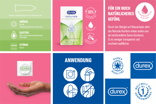 DUREX naturals Kondome mit Gleitgel wasserbasiert - apotal.de - Ihre  Versandapotheke
