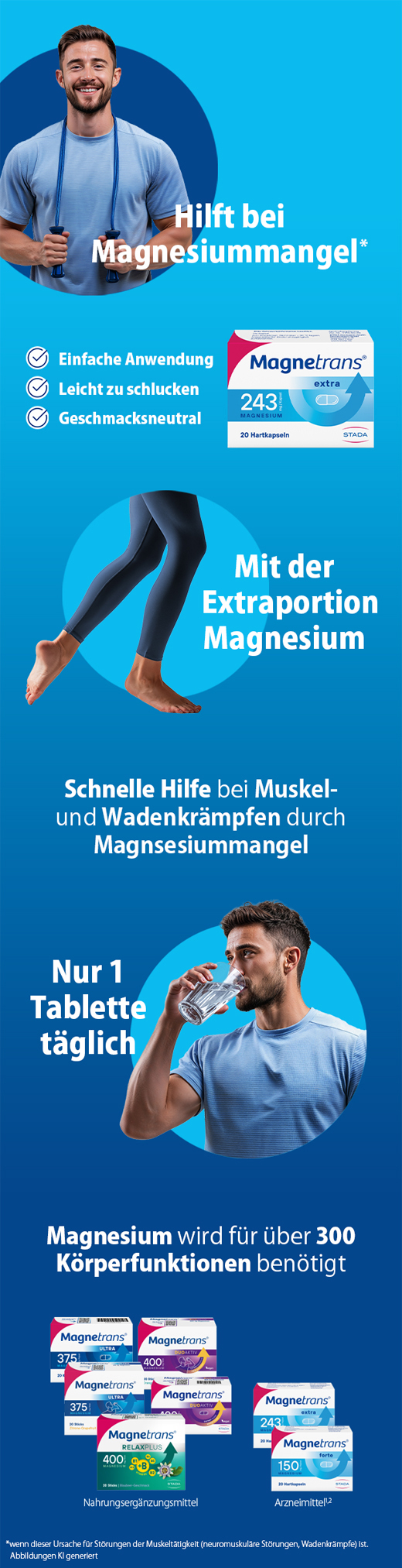 MAGNETRANS extra 243 mg Hartkapseln