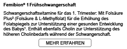Femibion 1 Frühschwangerschaft