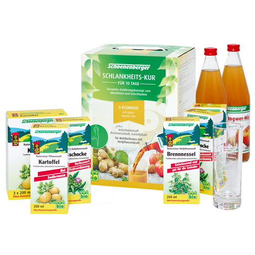Saft mit Ingwer zur Gewichtsreduktion