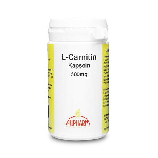 tagesbedarf l carnitin L-Carnitin L-CARNITIN 500 mg Kapseln -