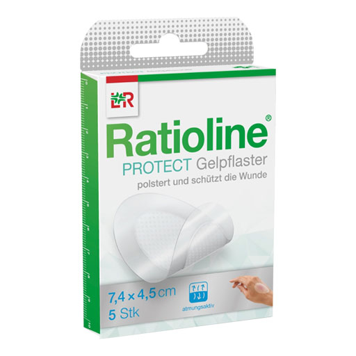 RATIOLINE protect Gelpflaster 4,5x7,4 cm - apotal.de - Ihre Versandapotheke