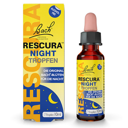 Bachblüten Original Rescura Night Tropfen - 10 Ml, Alkoholfrei, Für Erholsamen Schlaf & Entspannung Bachblüten Original Rescura Night Tropfen - 10 Ml, Alkoholfrei, Für Erholsamen Schlaf & Entspannung