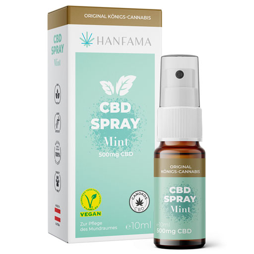 HANFAMA 5% CBD Mundspray Mint exklusiv - apotal.de - Ihre Versandapotheke