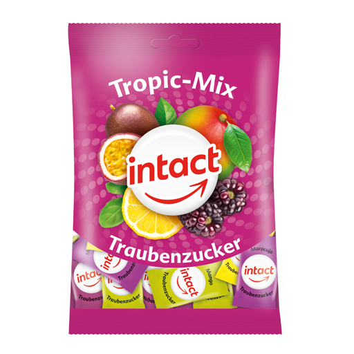 INTACT Traubenzucker Beutel Tropic-Mix - apotal.de - Ihre 