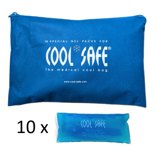 COOL SAFE Kühlakku-Set m.10 Akkus im Stoffbeutel - apotal.de