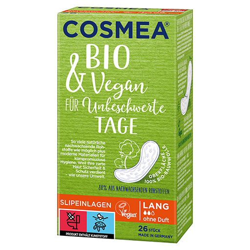COSMEA Bio Slipeinlagen Lang - apotal.de - Ihre Versandapotheke