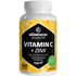 VITAMIN C 1000 mg hochdosiert+Zink vegan Tabletten