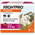 FRONTPRO 11 mg Kautabletten f.Hunde 2-4 kg