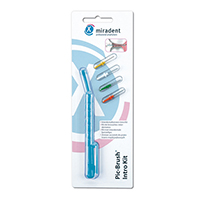MIRADENT Interd.Pic-Brush Intro Kit 1H+4B.blau