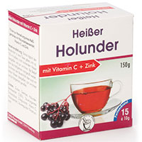 HEISSER-Holunder-Vit-C-Zink-Pulver