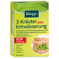 KNEIPP 3-Kräuter Entwässerung Kapseln