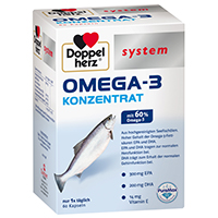 DOPPELHERZ system Omega-3 Konzentrat Kapseln