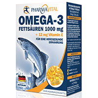OMEGA-3 FETTSÄUREN 1000 mg+12 mg Vit.E Kapseln